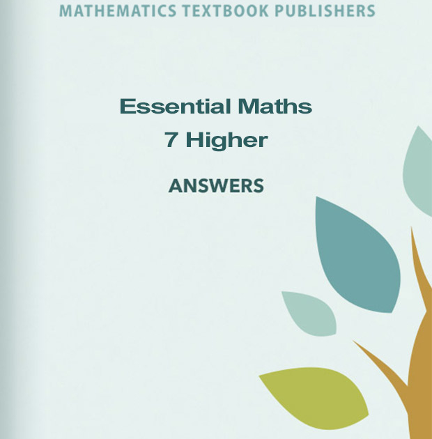 Essential Maths 7 Core Answers (2019) Elmwood Education