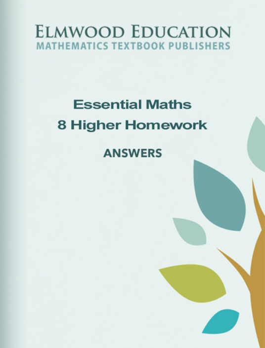 essential maths homework book 8h answers